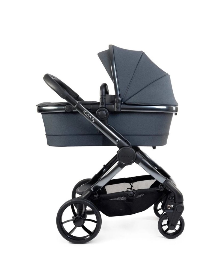 Prams & Pushchairs iCandy | Icandy Peach 7 Travel Bundle With Cloud T & Base - Phantom/Dark Grey