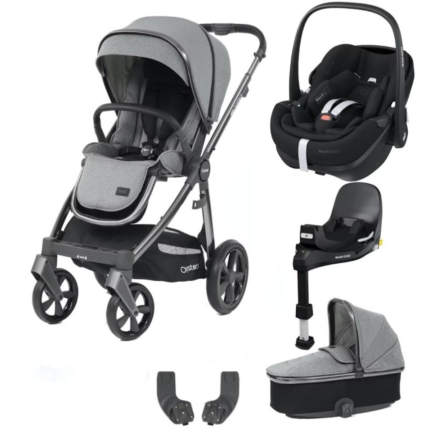 Prams & Pushchairs BabyStyle | Oyster 3 Essential 5 Pc Travel System Bundle With Maxi-Cosi Pebble 360