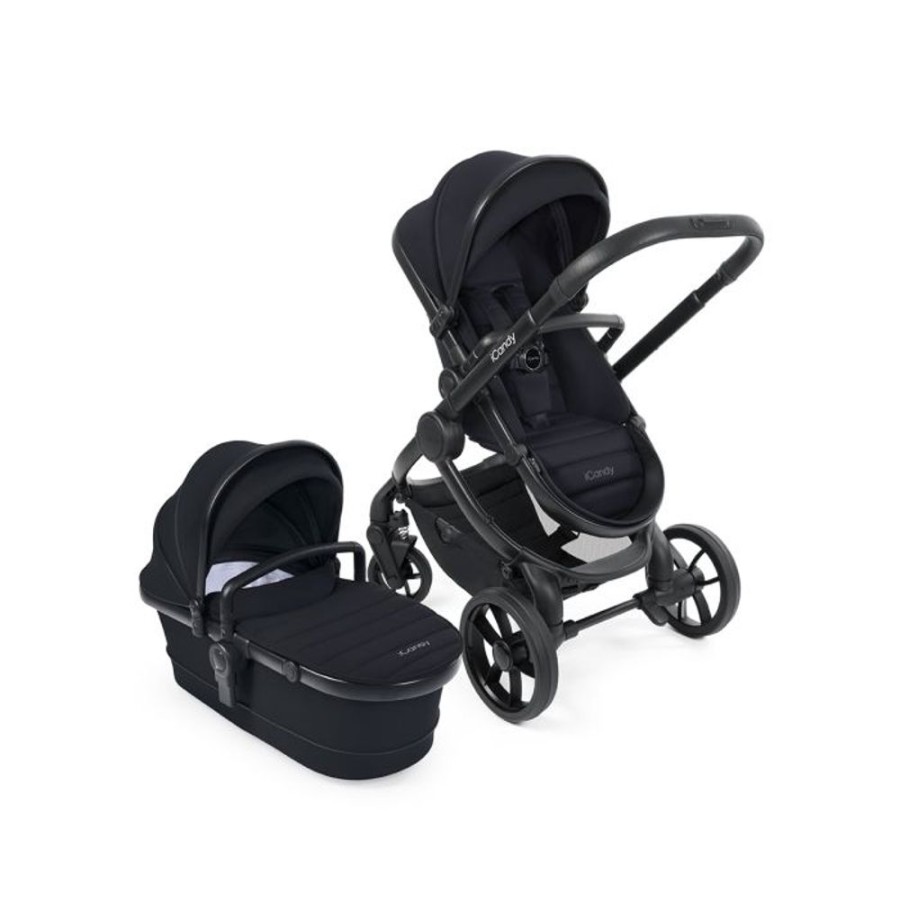 Prams & Pushchairs iCandy | Icandy Peach 7 Travel Bundle With Pebble 360 & Base - Black Edition