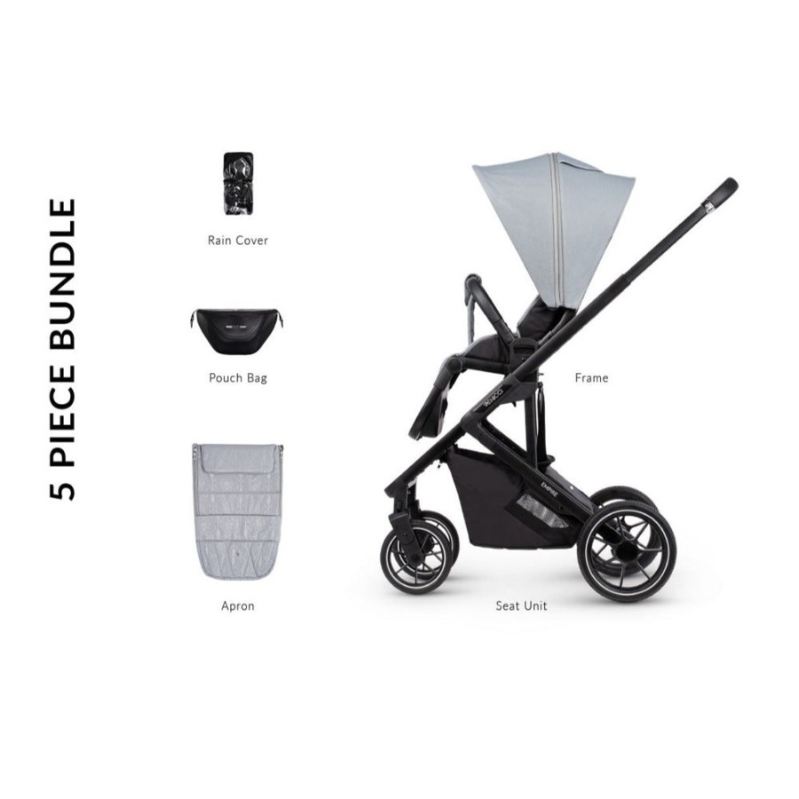 Prams & Pushchairs Venicci | Venicci Empire Pushchair With Accessory Pack - Urban Grey