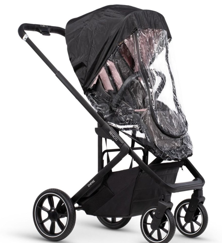 Prams & Pushchairs Venicci | Venicci Empire Pushchair With Accessory Pack - Silk Pink