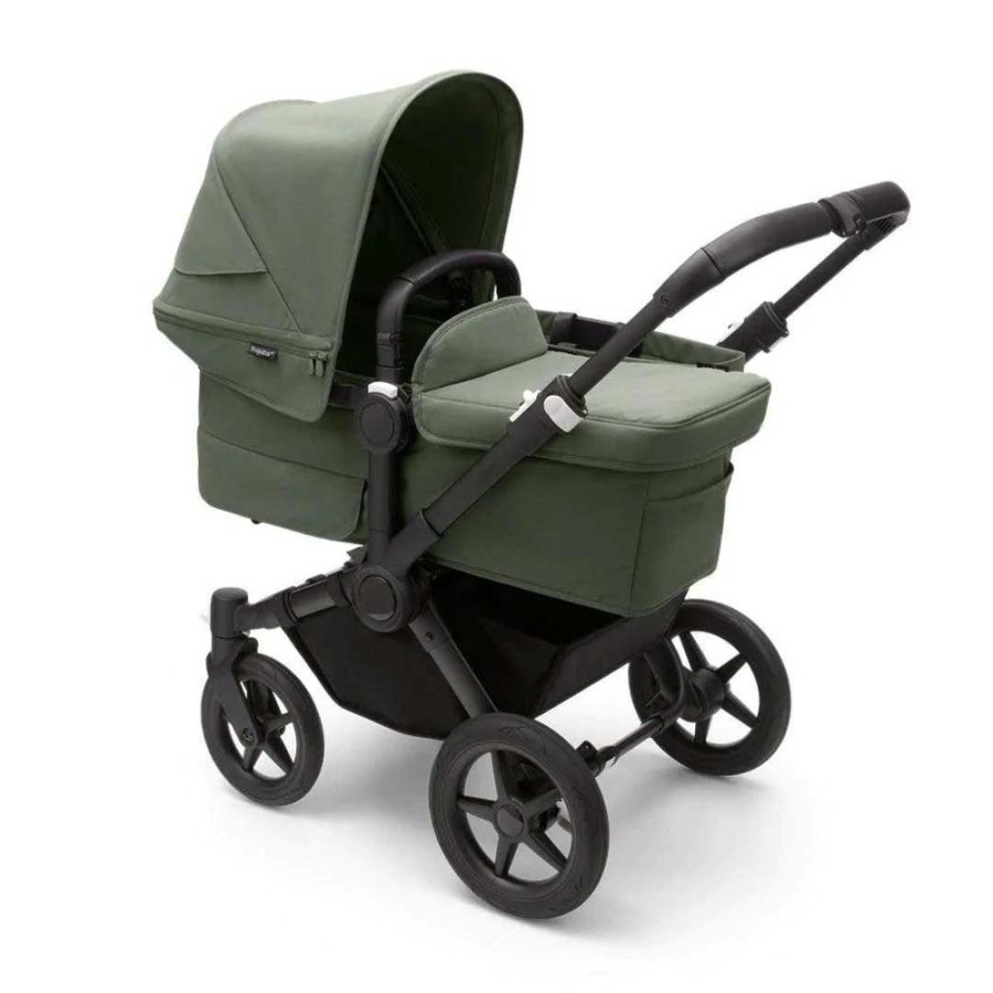 Prams & Pushchairs Bugaboo | Bugaboo Donkey 5 Mono Turtle Travel System - Forest Green