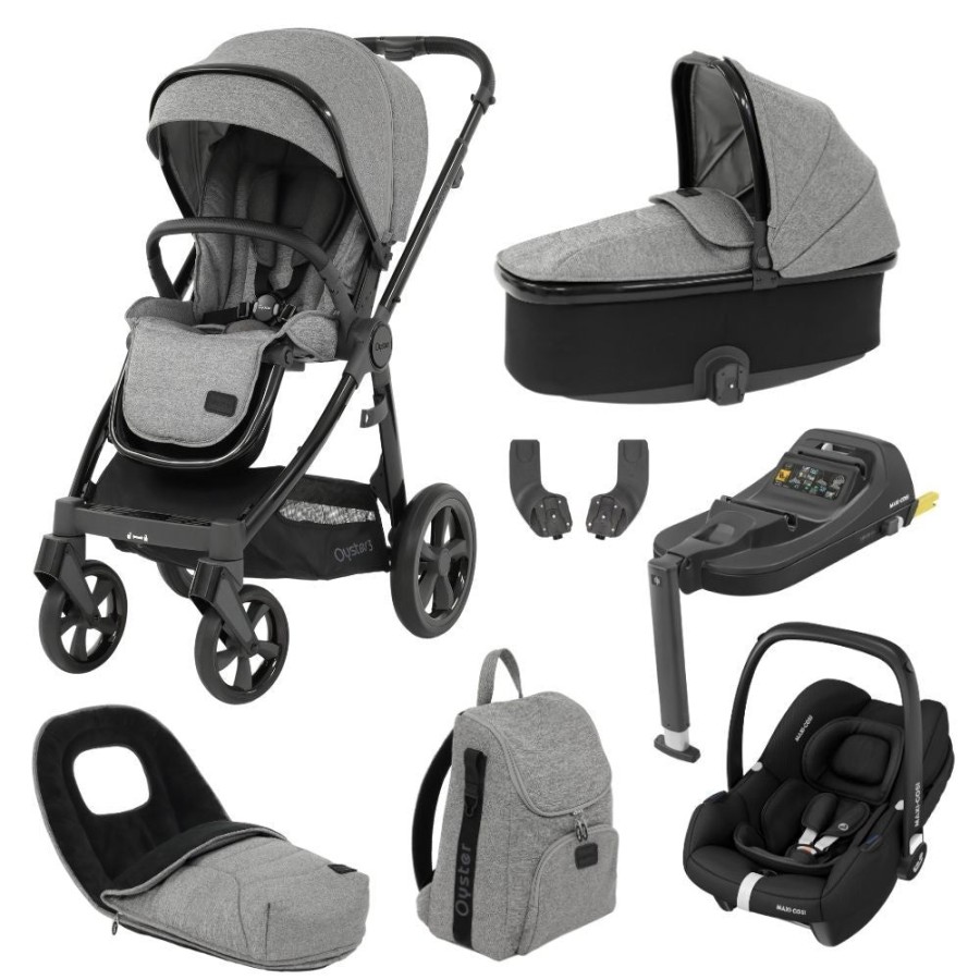 Prams & Pushchairs BabyStyle | Oyster 3 Luxury 7 Pc Travel System Bundle With Maxi-Cosi Cabriofix Car