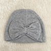 Clothing Millie & Ralph Hats | Grey Turban Hat With Bow