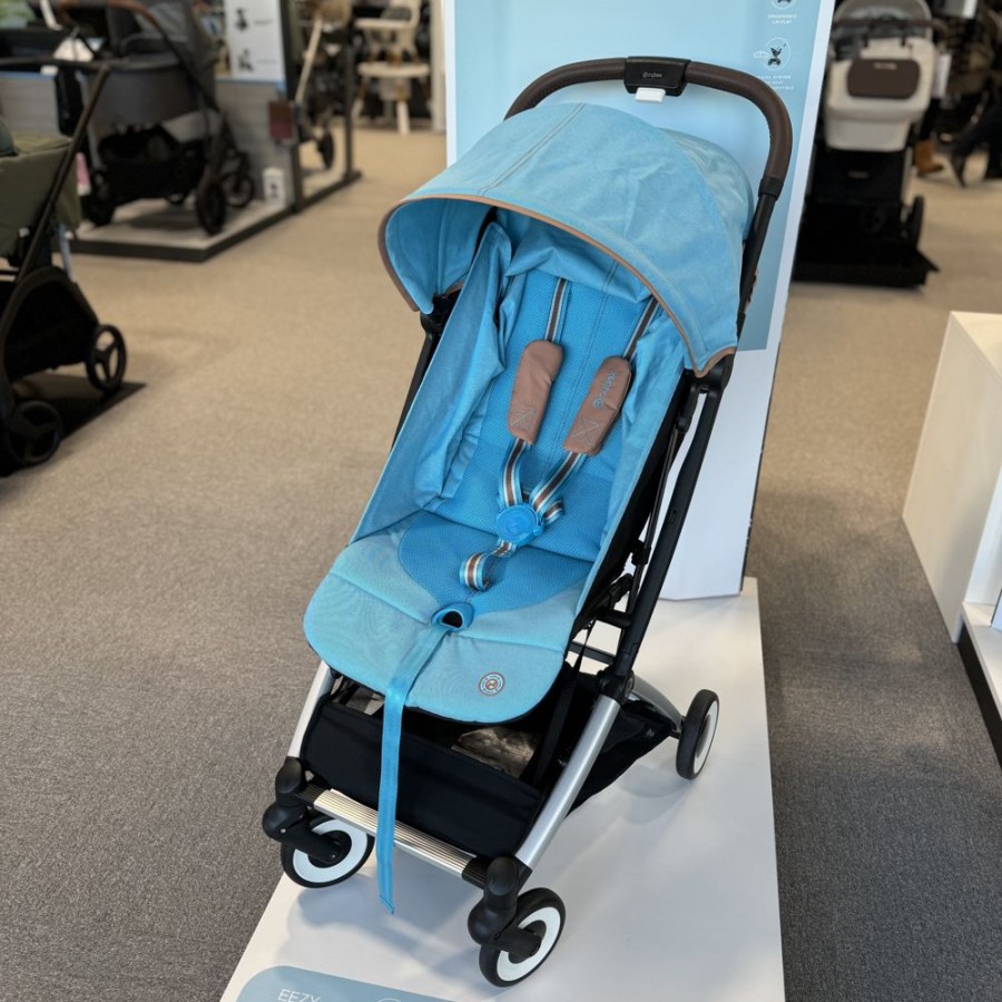 Prams & Pushchairs Millie & Ralph | Ex Display Sale - Cybex Orfeo Stroller Inc Raincover - Beach Blue