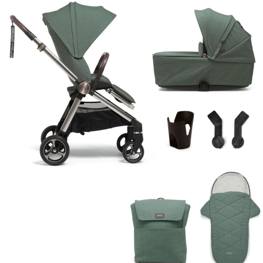 Prams & Pushchairs Millie & Ralph | Mamas & Papas Strada Pushchair 6 Pc Essentials Bundle - Ivy