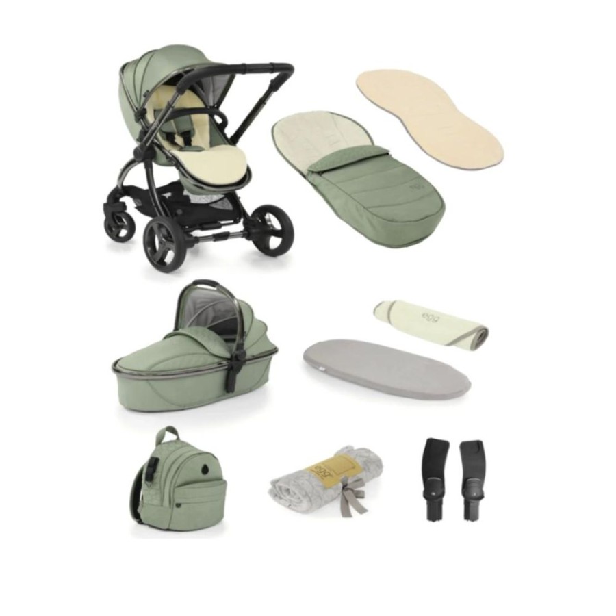 Prams & Pushchairs Egg2 | Egg 2 Snuggle Package 9 Piece Bundle - Seagrass