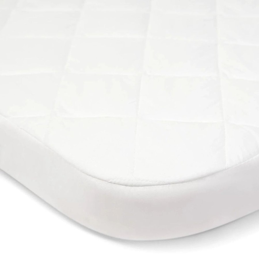 Nursery & Home Mamas & Papas Moses Baskets & Bedside Cribs | Mamas & Papas Lua Bedside Crib Mattress Protector - White