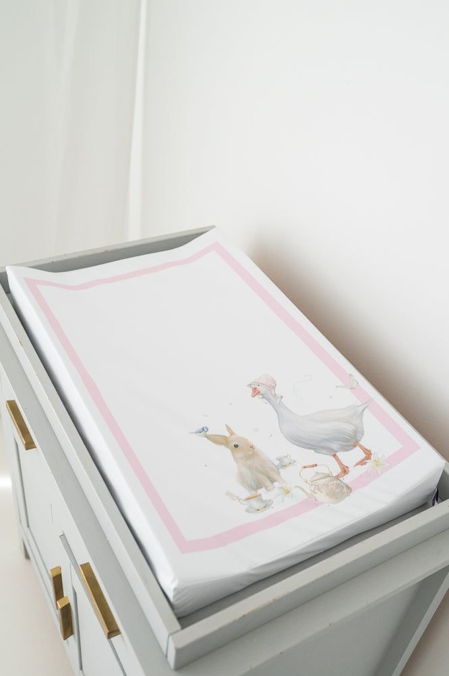 Nursery & Home Millie & Ralph Changing Mats | Gilded Bird Wedge Changing Mat - Mother Goose