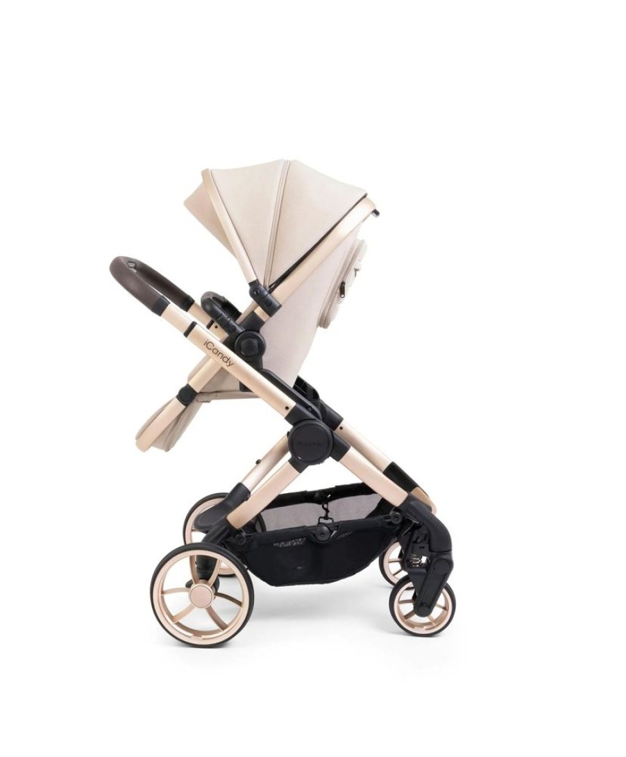 Prams & Pushchairs iCandy | Icandy Peach 7 Travel Bundle With Cloud T & Base - Blonde/Biscotti