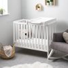 Nursery & Home Obaby Cots & Cotbeds | Obaby Bantam Space Saver Cot & Cot Top Changer ‚Ai White