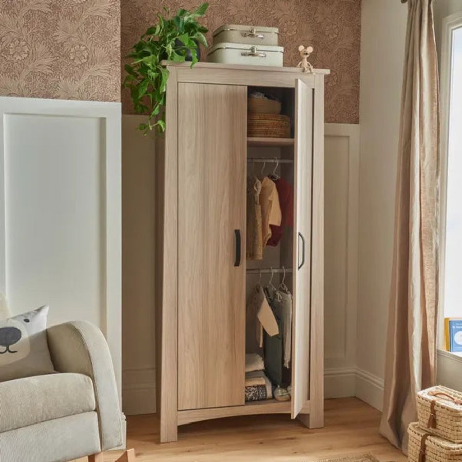 Nursery & Home CuddleCo Wardrobes | Cuddleco Isla Nursery Wardrobe - Ash