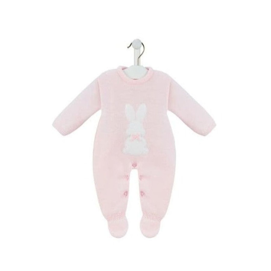 Clothing Dandelion Outfits | Pink Bunny Knitted Onesie