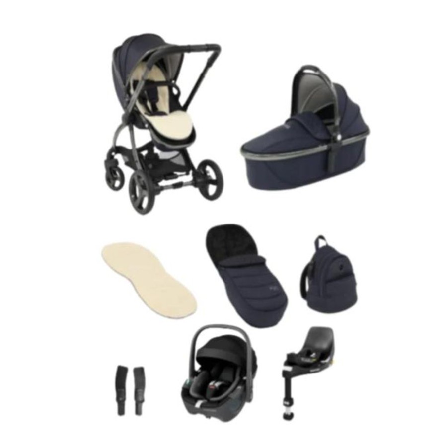 Prams & Pushchairs Egg2 | Egg 2 Luxury Travel Bundle With Maxi-Cosi Pebble 360 Car Seat - Cobalt