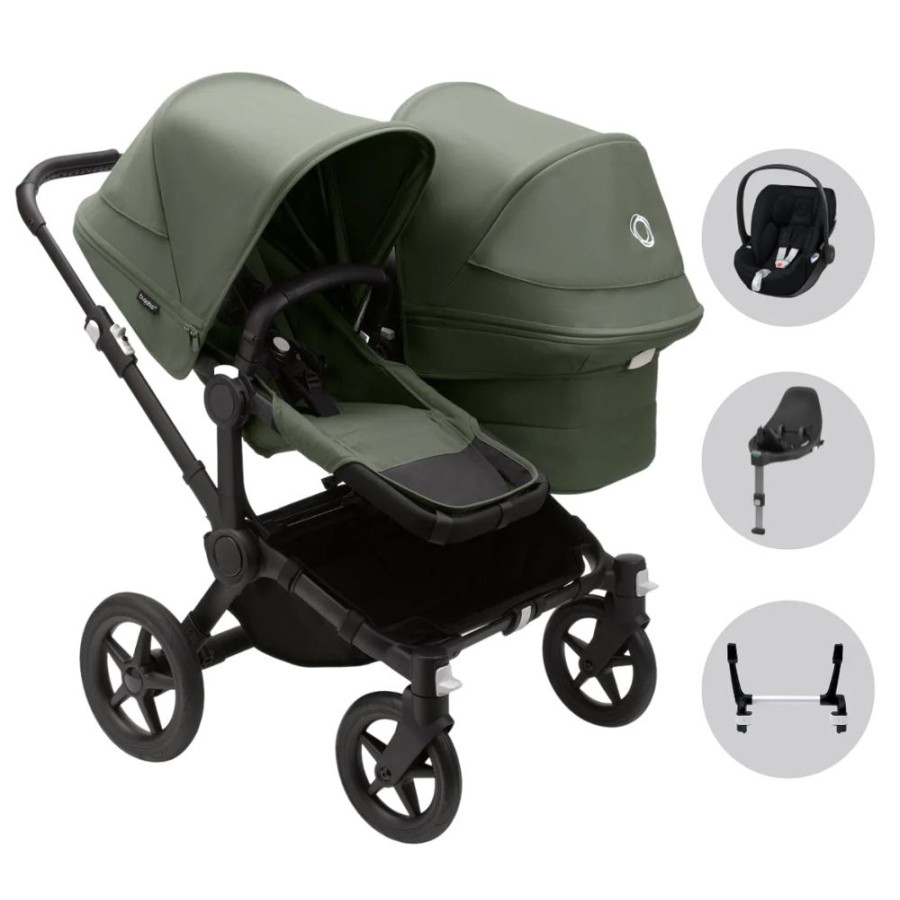 Prams & Pushchairs Bugaboo | Bugaboo Donkey 5 Duo Pushchair Travel System Bundle With Cybex Cloud T