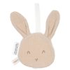 Nursery & Home Little Dutch Soft Toys | Little Dutch Pacifier Muslin Cloth - Bunny Beige