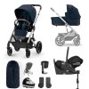 Prams & Pushchairs Cybex | Cybex Balios S Lux Luxury Cloud T Bundle - Ocean Blue