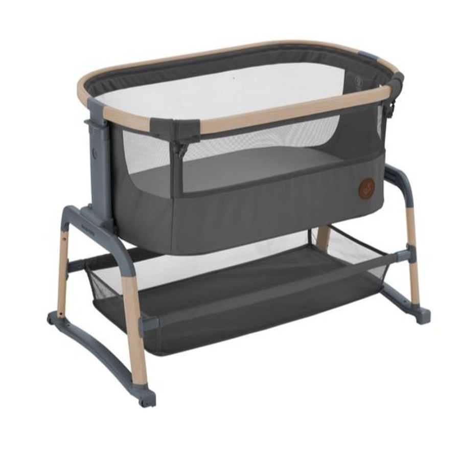 Nursery & Home Millie & Ralph Moses Baskets & Bedside Cribs | Maxi-Cosi Iora Air Beyond Co-Sleeper Crib - Beyond Graphite