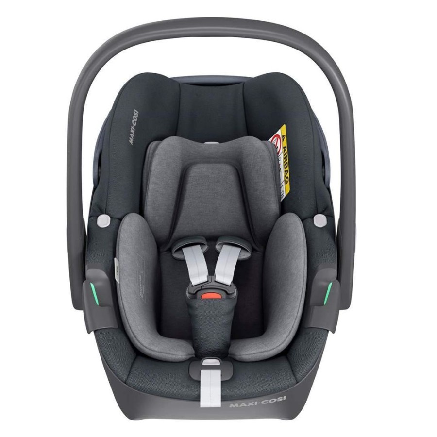 Prams & Pushchairs Millie & Ralph | Maxi-Cosi Pebble 360 Car Seat + Familyfix 360 Base - Essential Graphit