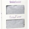 Nursery & Home Snuz Bedding & Sleepwear | Snuzbaskit Fitted Liner - Dark Grey Marl