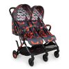 Prams & Pushchairs Cosatto | Cosatto Woosh Double Stroller - Charcoal Mister Fox