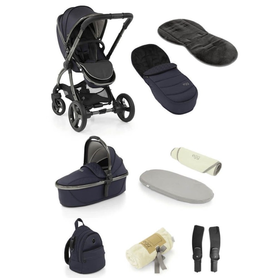 Prams & Pushchairs Egg2 | Egg 2 Snuggle Package 9 Piece Bundle - Cobalt