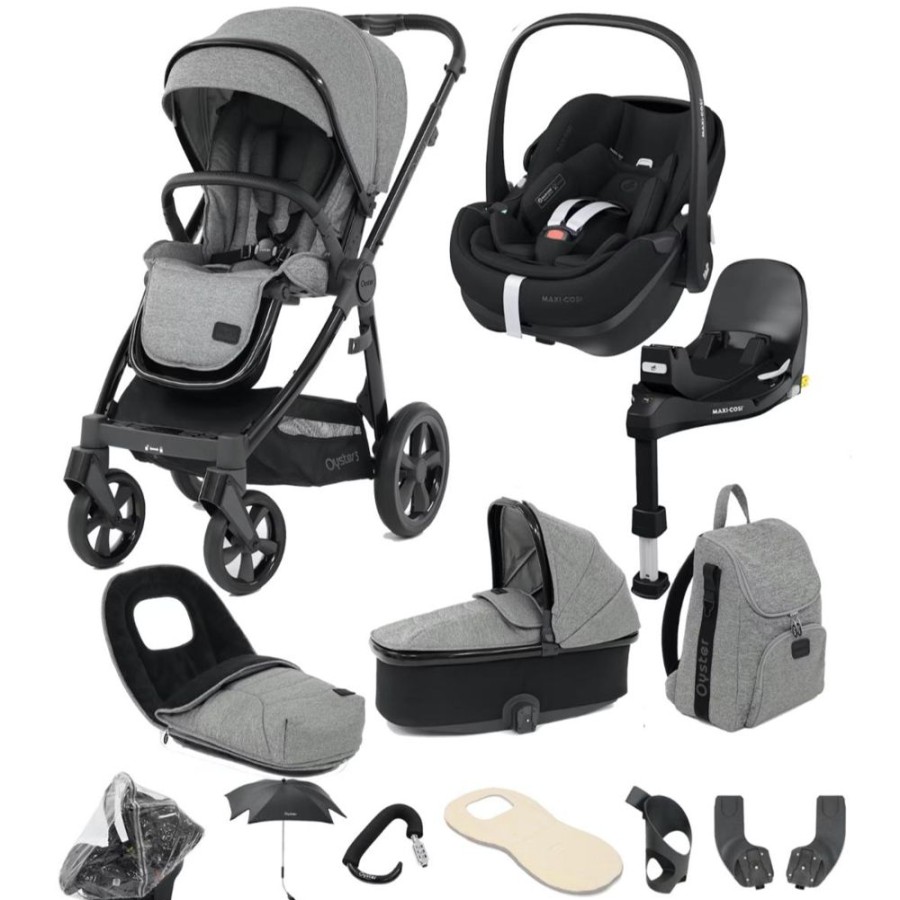 Prams & Pushchairs BabyStyle | Oyster 3 Ultimate 12 Pc Travel System Bundle With Maxi-Cosi Pebble 360