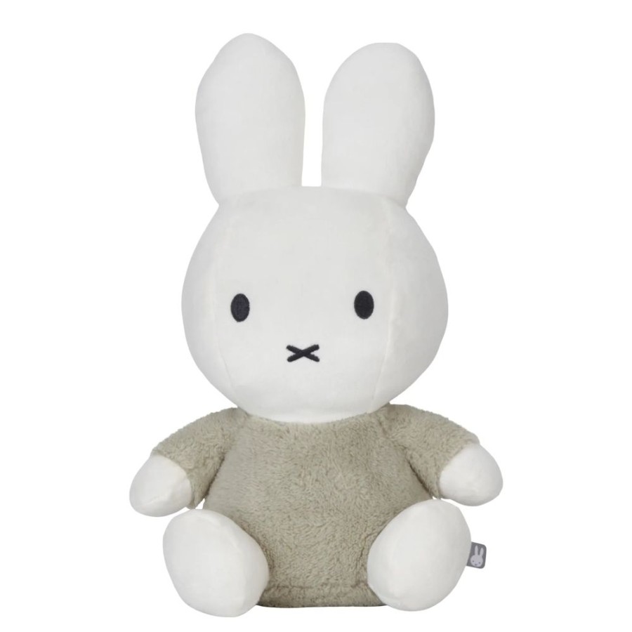 Nursery & Home Little Dutch Soft Toys | Little Dutch X Miffy Cuddle 35Cm Fluffy Green