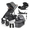 Prams & Pushchairs UPPAbaby | Uppababy Vista V2 Travel System With Cloud T & Base - Greyson