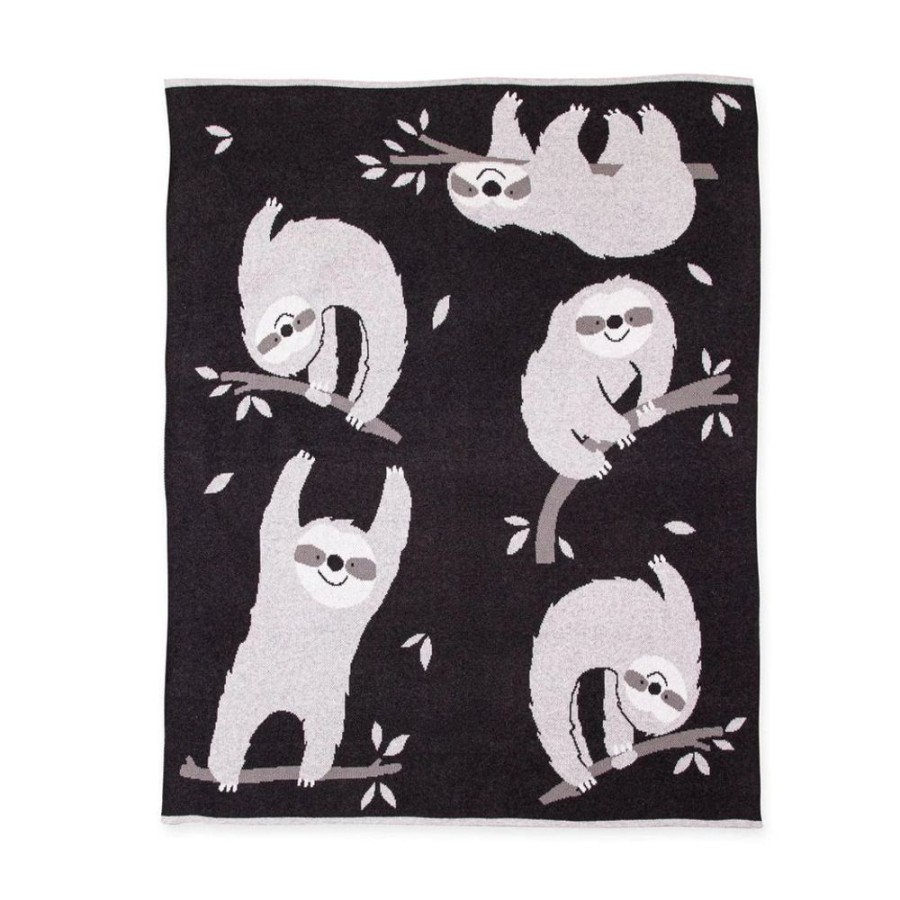 Nursery & Home Bizzi Growin Blankets | Slothtastic Sloth Knitted Blanket