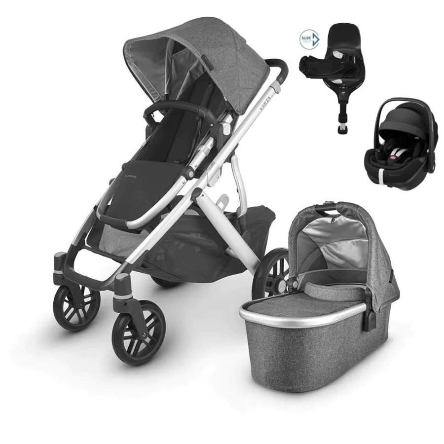 Prams & Pushchairs UPPAbaby | Uppababy Vista V2 Travel System With Maxi-Cosi Pebble 360 Pro - Jordan