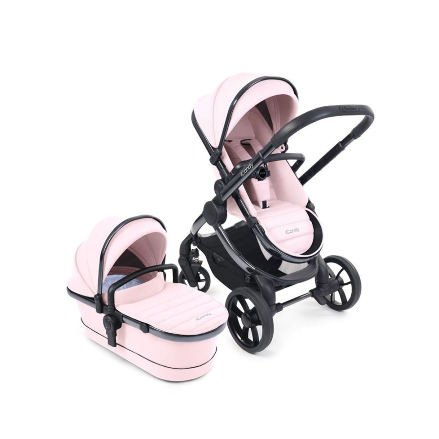 Prams & Pushchairs iCandy | Icandy Peach 7 Pushchair & Carrycot - Phantom/Blush Pink