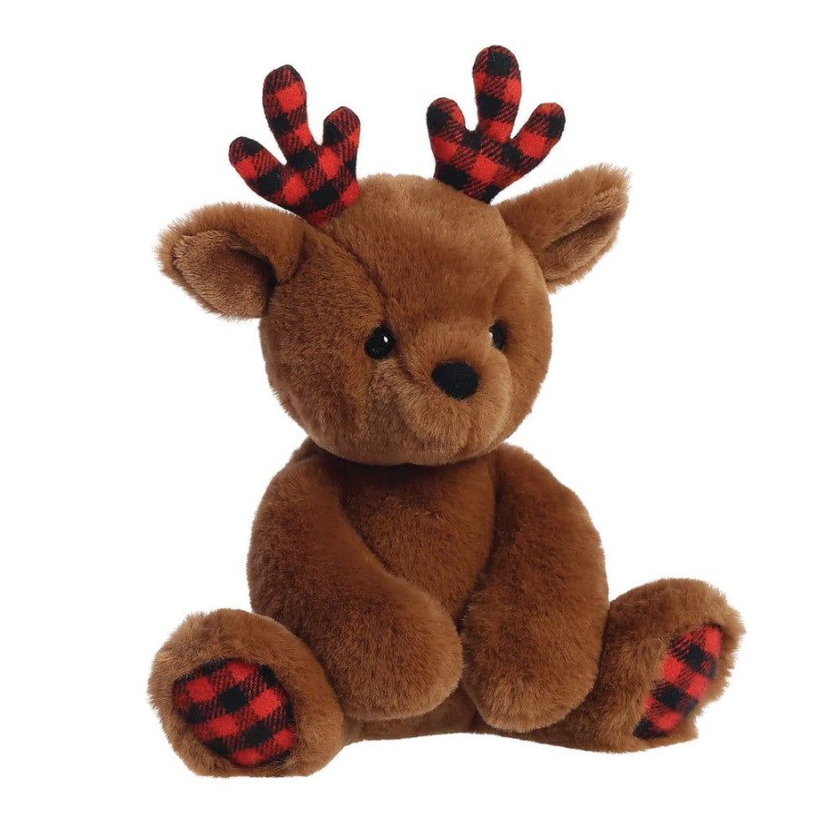 Nursery & Home Millie & Ralph Baby Playtime | Merry Reindeer Soft Toy - Brown