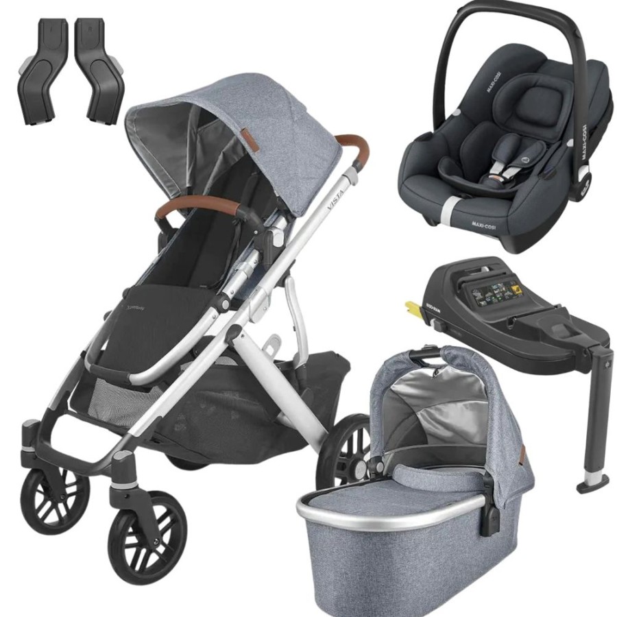 Prams & Pushchairs UPPAbaby | Uppababy Vista V2 Travel System With Maxi-Cosi Cabriofix - Gregory