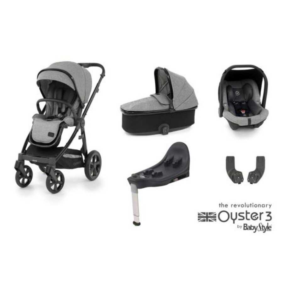 Prams & Pushchairs BabyStyle | Oyster 3 Essential 5 Pc Travel System Bundle - Orion