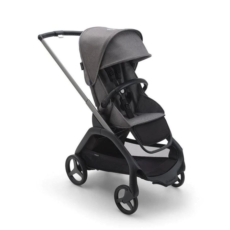 Prams & Pushchairs Bugaboo | Bugaboo Dragonfly Ultimate Travel System Bundle With Turtle Air - Grey