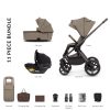 Prams & Pushchairs Venicci | Venicci Upline Se 3-In-1 Travel System Bundle - Powder