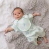 Clothing Caramelo Rompers | Mint Seashell Polo Romper With Bib