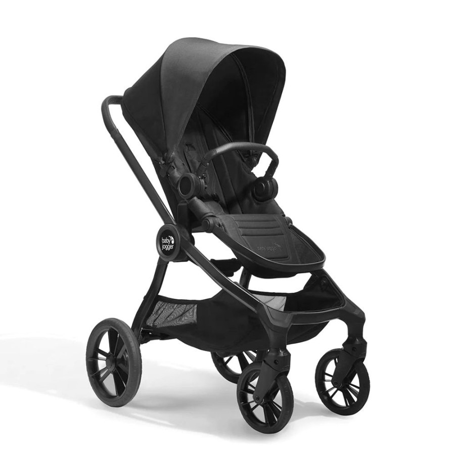 Prams & Pushchairs Millie & Ralph | Baby Jogger City Sights Stroller + Belly Bar - Rich Black