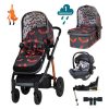 Prams & Pushchairs Cosatto | Cosatto Wow 2 Acorn I-Size Car Seat & Base Bundle - Charcoal Mister Fo