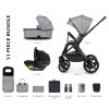 Prams & Pushchairs Venicci | Venicci Upline 3-In-1 Travel System Bundle - Classic Grey