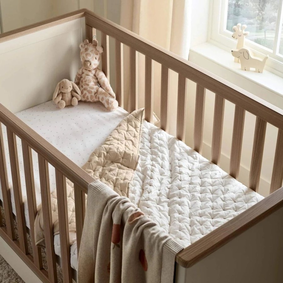 Nursery & Home Mamas & Papas Bedding & Sleepwear | Mamas & Papas 'Welcome To The World' Seedling Cotbed Quilt - Natural