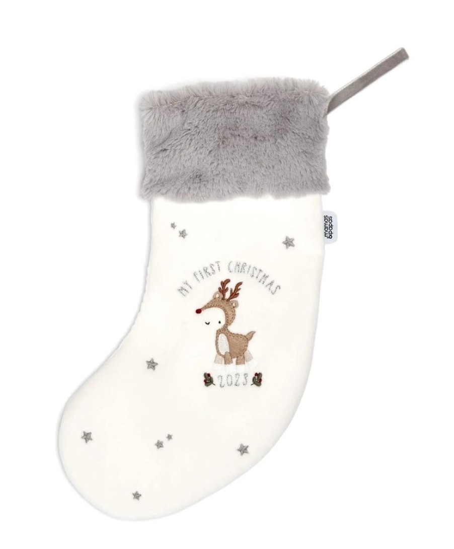 Nursery & Home Millie & Ralph Gifts | Mamas & Papas Baby First Christmas Stocking - White