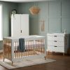 Nursery & Home Obaby 3 Piece Sets | Obaby Maya 3Pc Nursery Furniture - White Natural