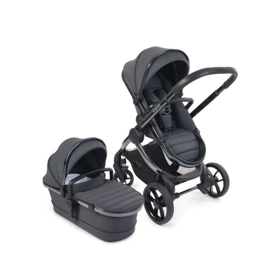 Prams & Pushchairs iCandy | Icandy Peach 7 Travel Bundle With Pebble 360 & Base - Phantom/Dark Gre