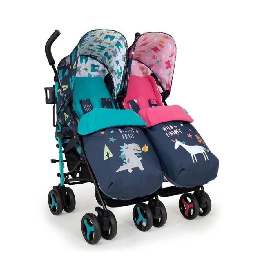 Prams & Pushchairs Cosatto | Cosatto Supa Dupa Twin Stroller - Fairy Tale