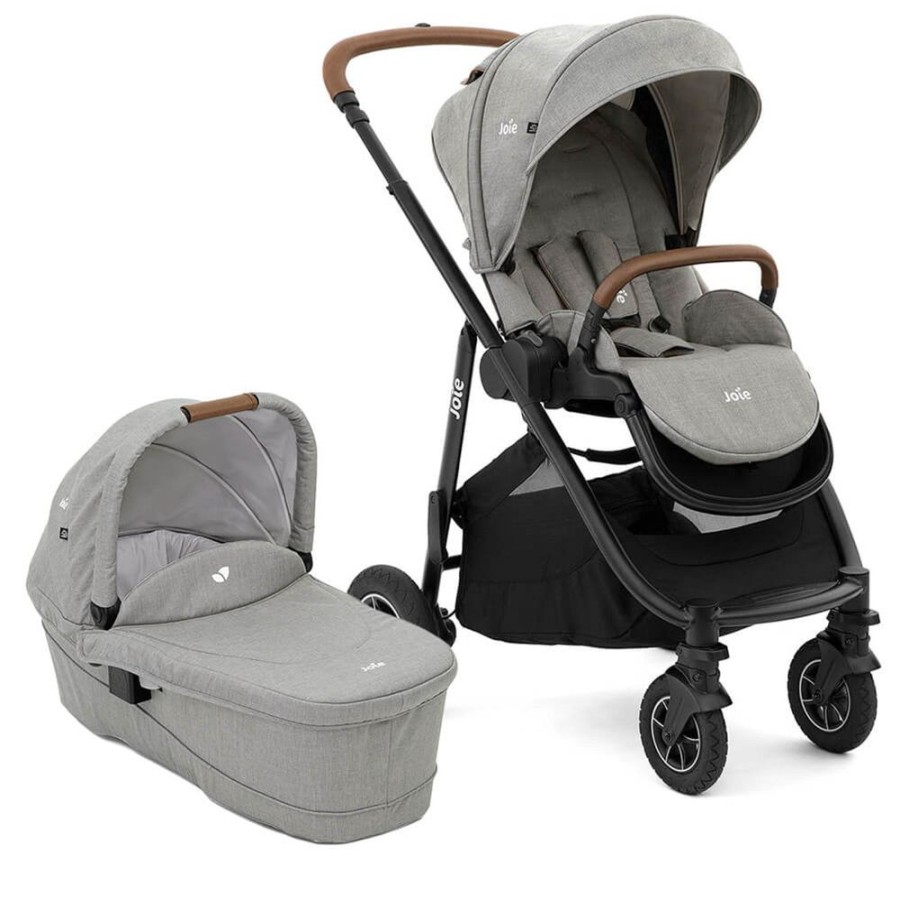 Prams & Pushchairs Joie | Joie Versatrax & Ramble Xl Carrycot Bundle - Pebble