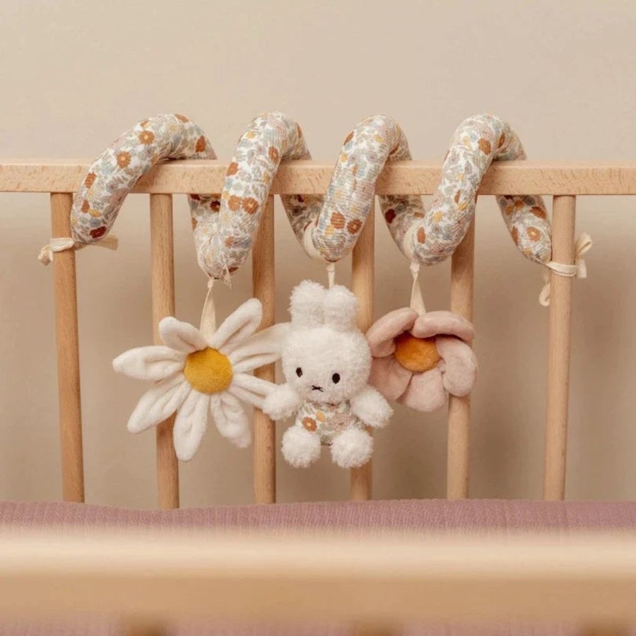 Nursery & Home Little Dutch Soft Toys | Little Dutch X Miffy - Activity Spiral - Vintage Little Flowers