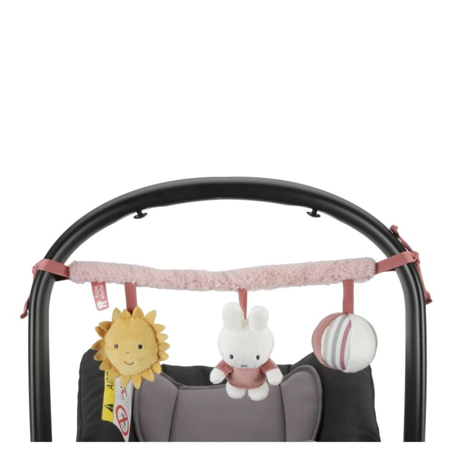 Nursery & Home Little Dutch Baby Playtime | Little Dutch X Miffy Car Seat Toy Fluffy Pink