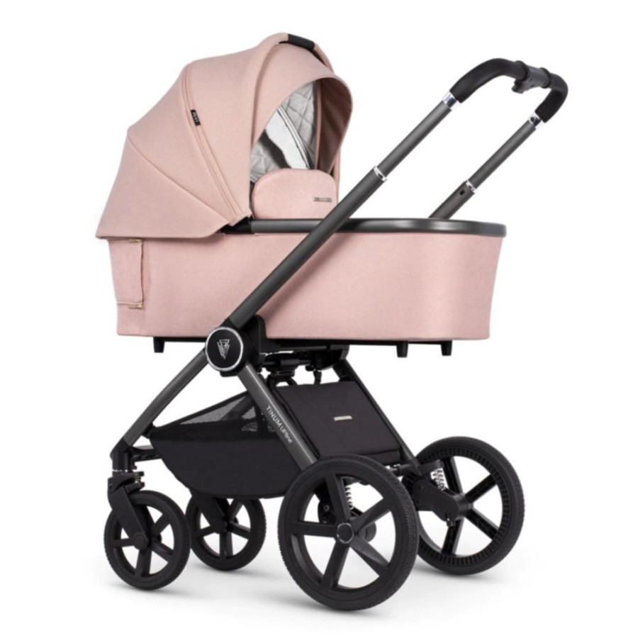 Prams & Pushchairs Venicci | Venicci Upline 2-In-1 Pram Package - Misty Rose